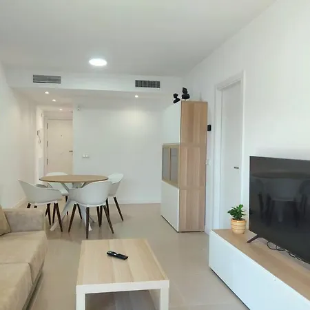 1º Linea De Playa Con Piscina Panoramica & Parking Apartment